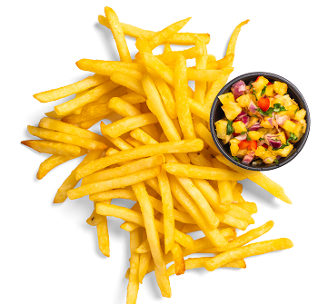 Fries & Pico De Pina 