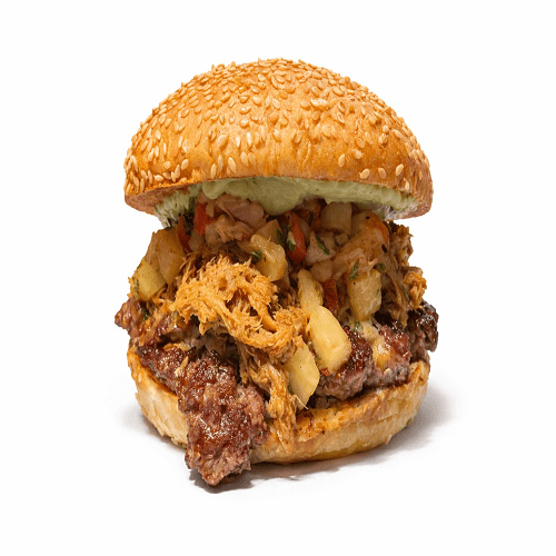 Al Pastor Pulled Pork Burger 